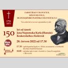 Vzpomínková akce k 150. výročí úmrtí Hanuše Kolovrata Krakovského 1