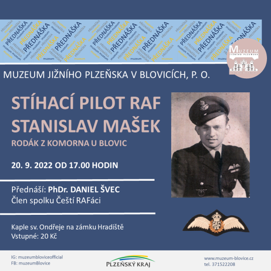 Stíhací pilot RAF Stanislav Mašek 1