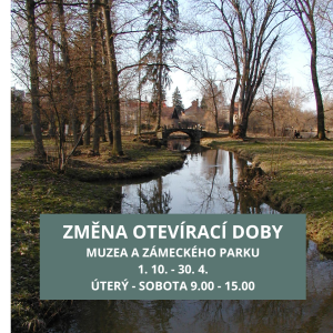Změna otevírací doby